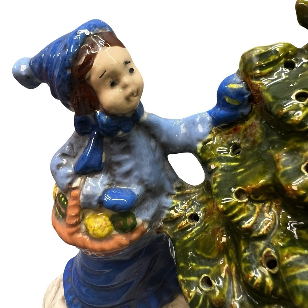 Vintage Starr Mold Ceramic Christmas Tree Kids Decorating Light Up Figurine 14x9 - Picture 4 of 10